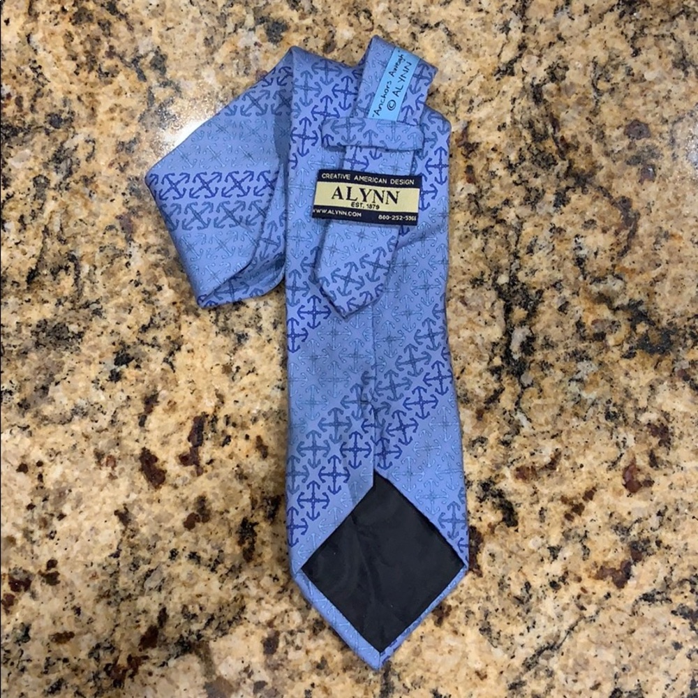Alynn “Anchor’s Aweigh” men’s necktie
